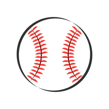 Baseball Icon, Baseball Vector, Baseball Logo, Isolated Baseball Vector Illustration Background
