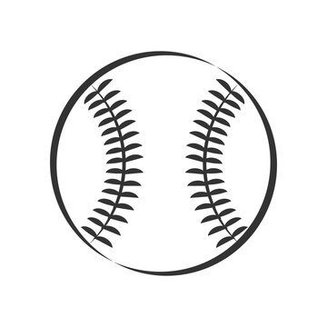 Baseball Icon, Baseball Vector, Baseball Logo, Isolated Baseball Vector Illustration Background
