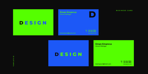 Elegant, Minimal, Modern and Luxury Corporate Premium business card design business card template set.