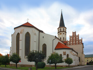 Fototapeta na wymiar St James's Church in Levoca, Slovakia
