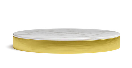 Marble podium 3d realistic render 