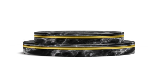 Marble podium 3d realistic render 