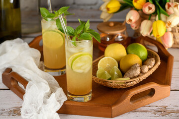 Incredible lavender lemonade. It's sweetened and flavored with homemade lavender honey syrup to...