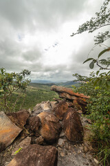 waterfall in the city of Ibicoara, Chapada Diamantina, State of Bahia, Brazil
