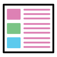 Fototapeta premium layout icon