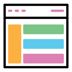 Obraz premium layout icon