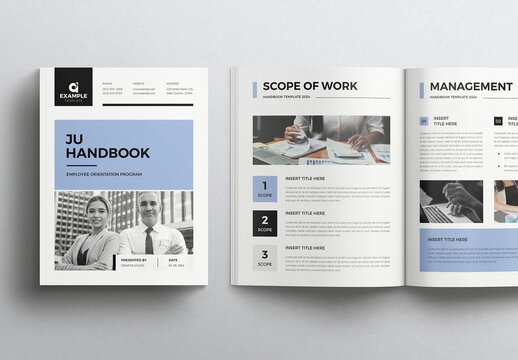 Employee Handbook Magazine Layout