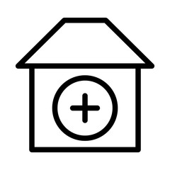 Obraz premium hospital icon