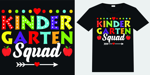 Kinder Garten Squad T-Shirts Design