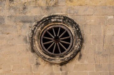Fototapeta na wymiar Detail of historic houses in Sassi di Matera, Southern Italy