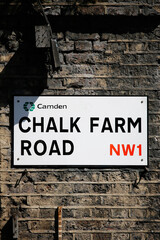 Fototapeta premium London Street Sign, Camden