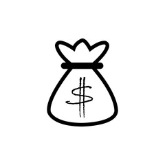 saving money icon logo vector design template