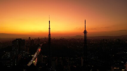 Naklejka premium CitySky São Paulo