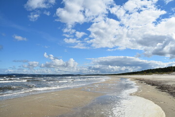 Fototapeta na wymiar baltic sea in poland 2