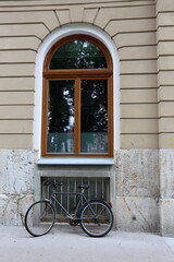 Fototapeta na wymiar Small window in the big city