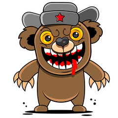 Russian Set is a vector collection of images of Russian culture highlighted on a background.