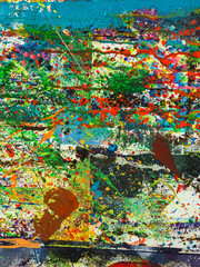 Bunte Malwand