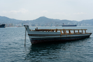 boat on the lake