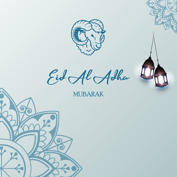 Eid Al Adha, Eid Mubarak, Kurban Bayramı Post Design