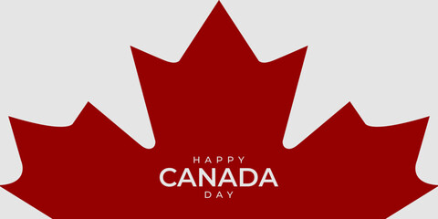 happy canada day vector background