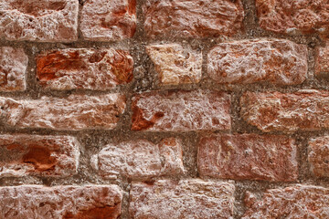 Muro in mattoni a vista