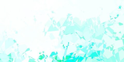 Light green vector background with random forms.