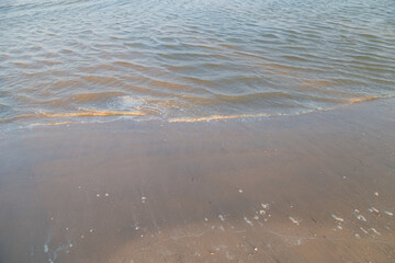 Sea wave beach evening sunset dusk sky
