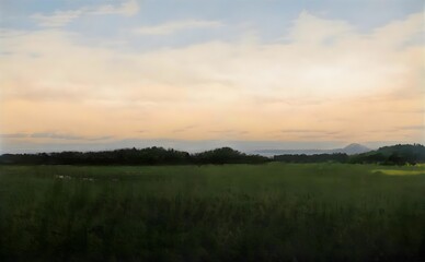 a photo of a rural landscape