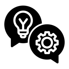 idea glyph icon