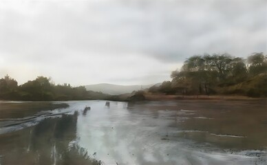 river in the forest