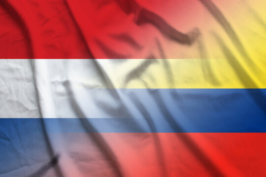 Netherlands and Colombia national flag international negotiation COL NLD
