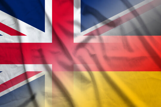 England and Germany official flag transborder negotiation DEU GBR