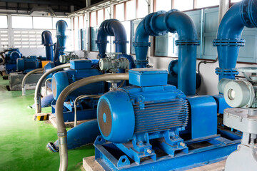 Motor pump water electric Of water Treatment Plant