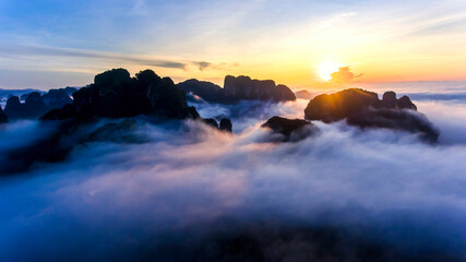 aerial drone view, Krabi, Thailand