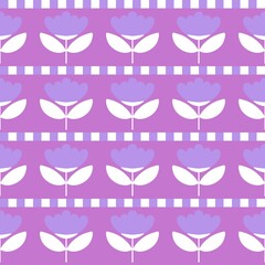 Simple floral seamless flower geometric abstract pattern for kids and fabrics and wrapping paper and linens and clothes