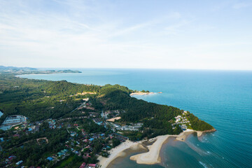 Aerial view of beach in Pahang , Malaysia