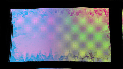 Abstract grunge texture gradient border background image.