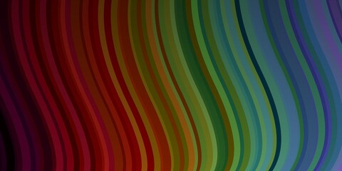 Dark Multicolor vector layout with circular arc.