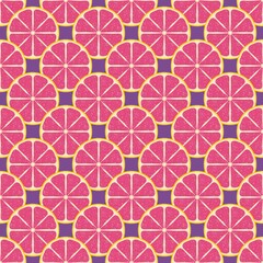 Summer citrus seamless grapefruit pattern for fabrics and textiles and packaging and kids and notebooks and clothes