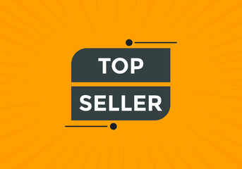 Top seller sign icon label. Social media banner template