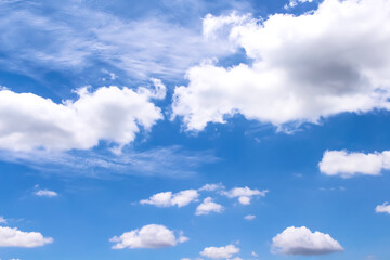 Clouds sky bluesky summer images with breeze patterns on background	
