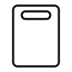 cutting board line icon