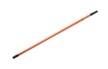 Orange long handle isolated on white background