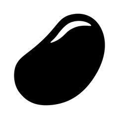Jellybean or jelly bean flat vector icon for food apps and websites