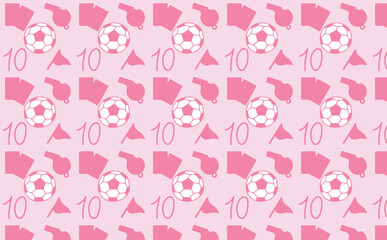 Pink football wallpaper, gift wrap 