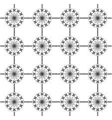 Seamless pattern design for fabric, geometric pattern, black and white.