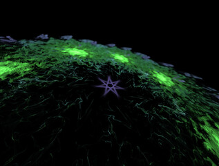 Imaginatory fractal abstract background Image