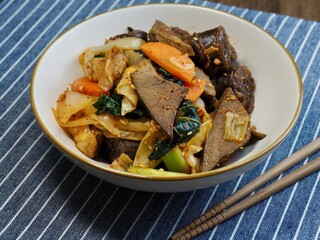 한국음식 순대볶음, 요리