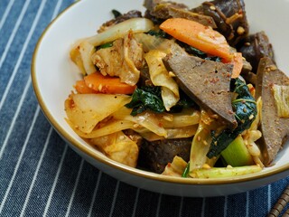 한국음식 순대볶음, 요리