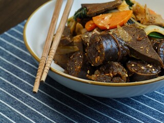 한국음식 순대볶음, 요리